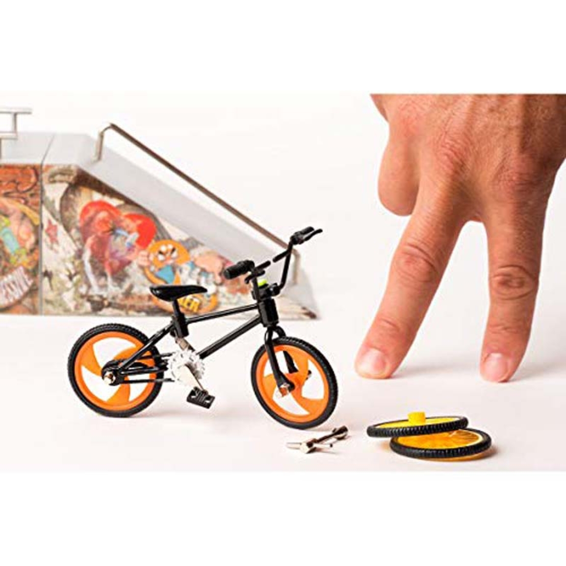 Играчка за пръсти Колело BMX, черно
