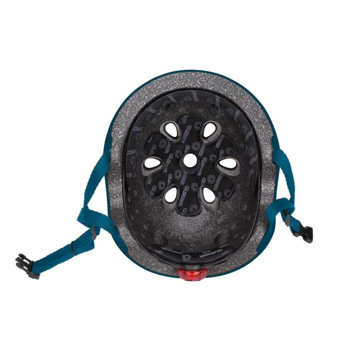 Детска каска за колело и тротинетка Globber XS/S (48-53CM) - петролено синьо
