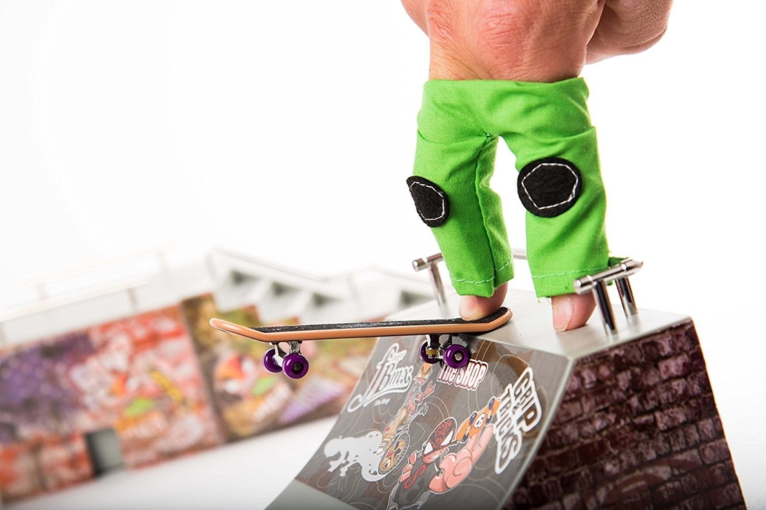 Играчка за пръсти Skateboard, тюркoаз