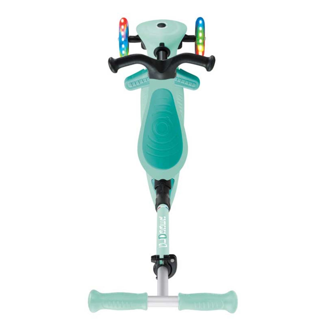 Сгъваема тротинетка с родителски контрол 5 в 1 Globber Go Up Active Lights, ментова