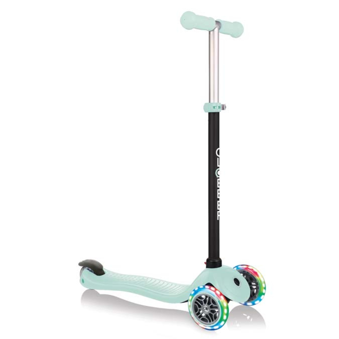 Тротинетка Globber 4 в 1 GO UP Sporty Lights - Ментово зелено