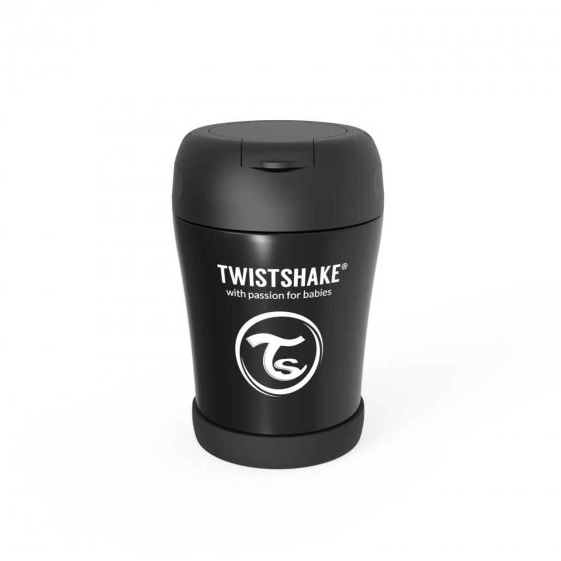 Контейнер за х
рана от неръждаема стомана Twistshake 6+ месеца черен
