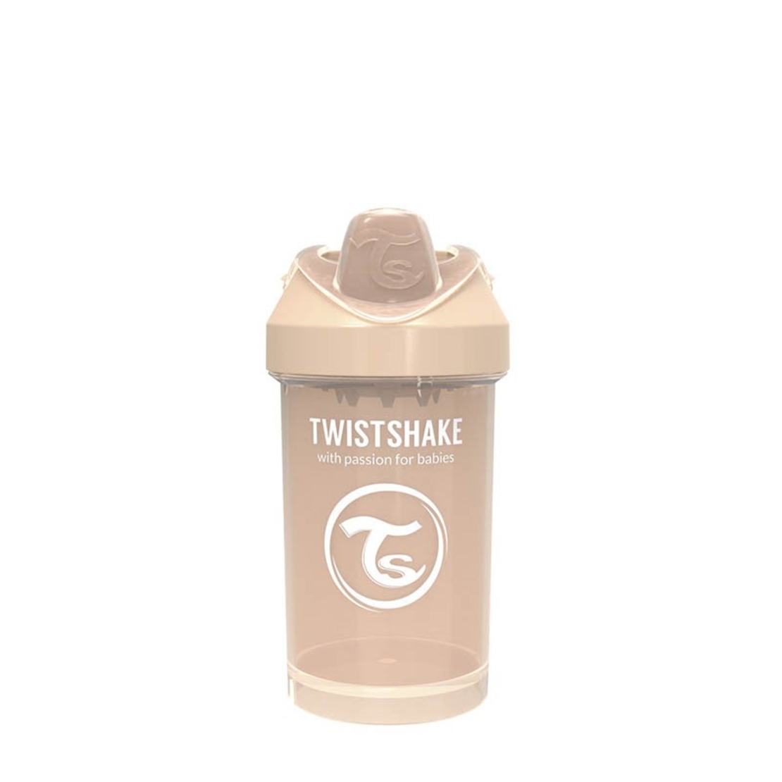 Прех
одна чаша Twistshake 300 мл 8+ месеца бежова