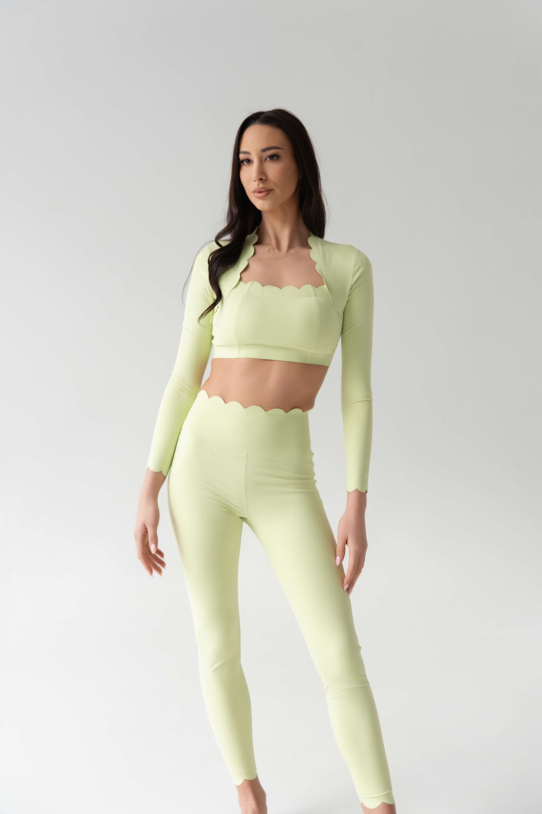 Блуза curly green