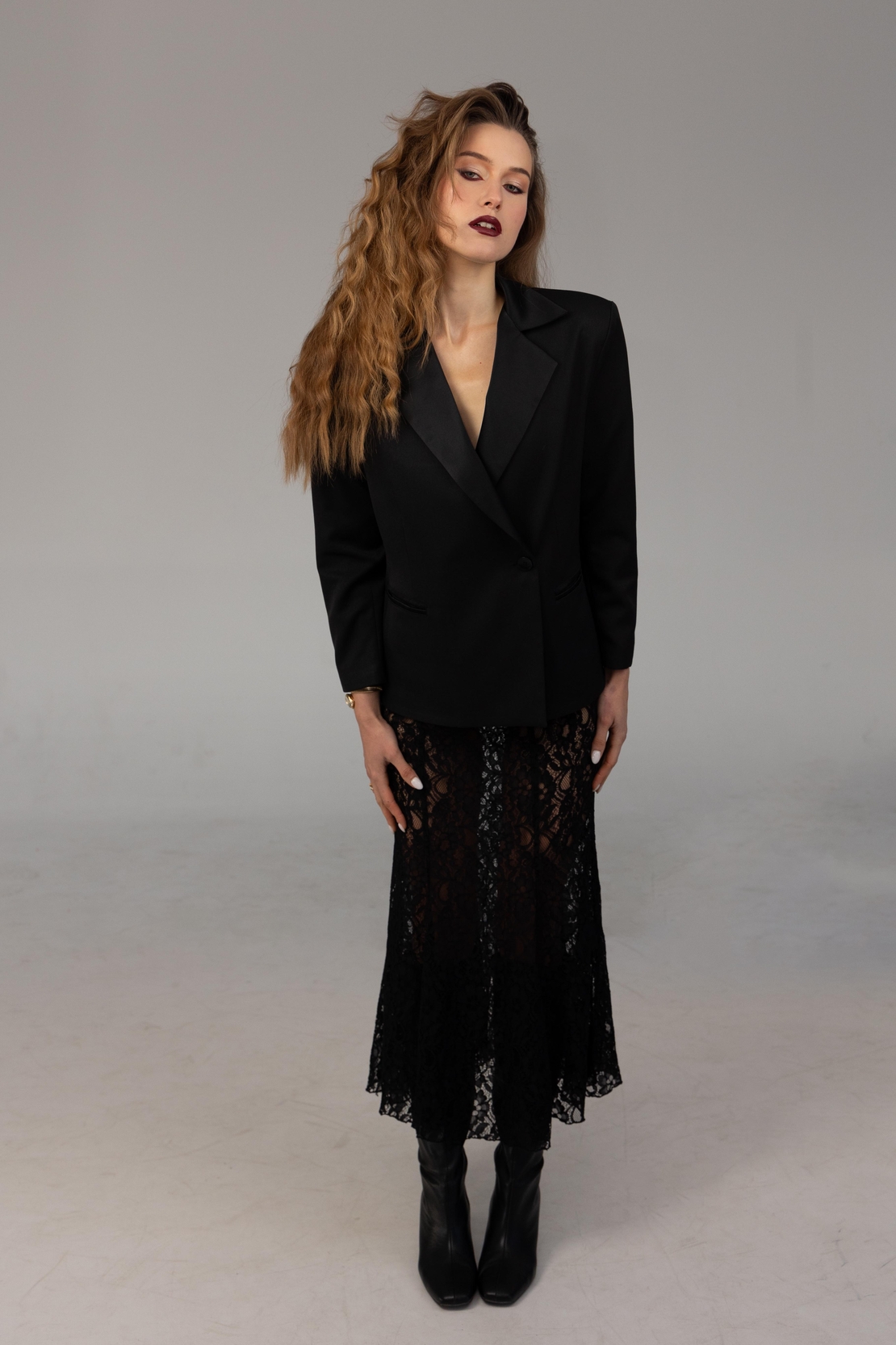 'LACE' Long skirt