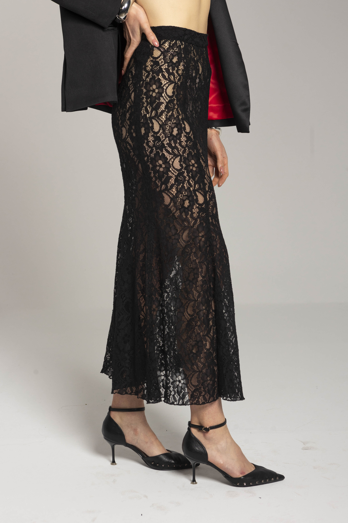 'LACE' Long skirt