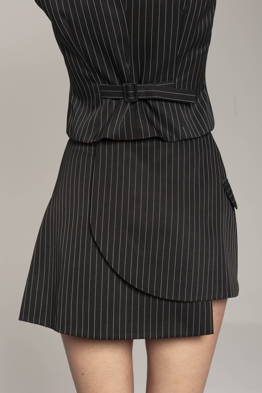 'MAGGIE' Pinstripe Skirt