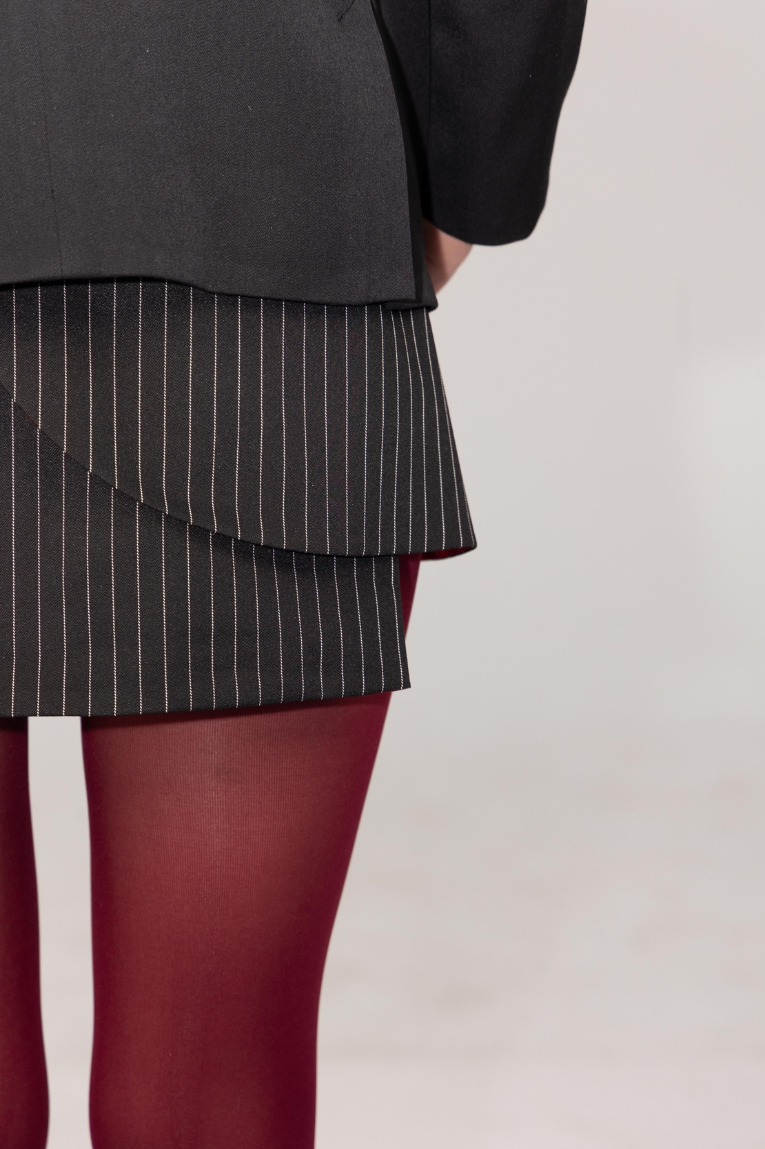 'MAGGIE' Pinstripe Skirt