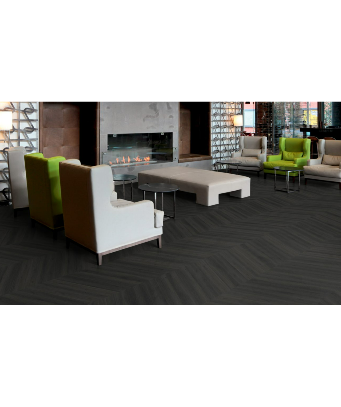 LVT Dryback XL plank Burned 2.5мм