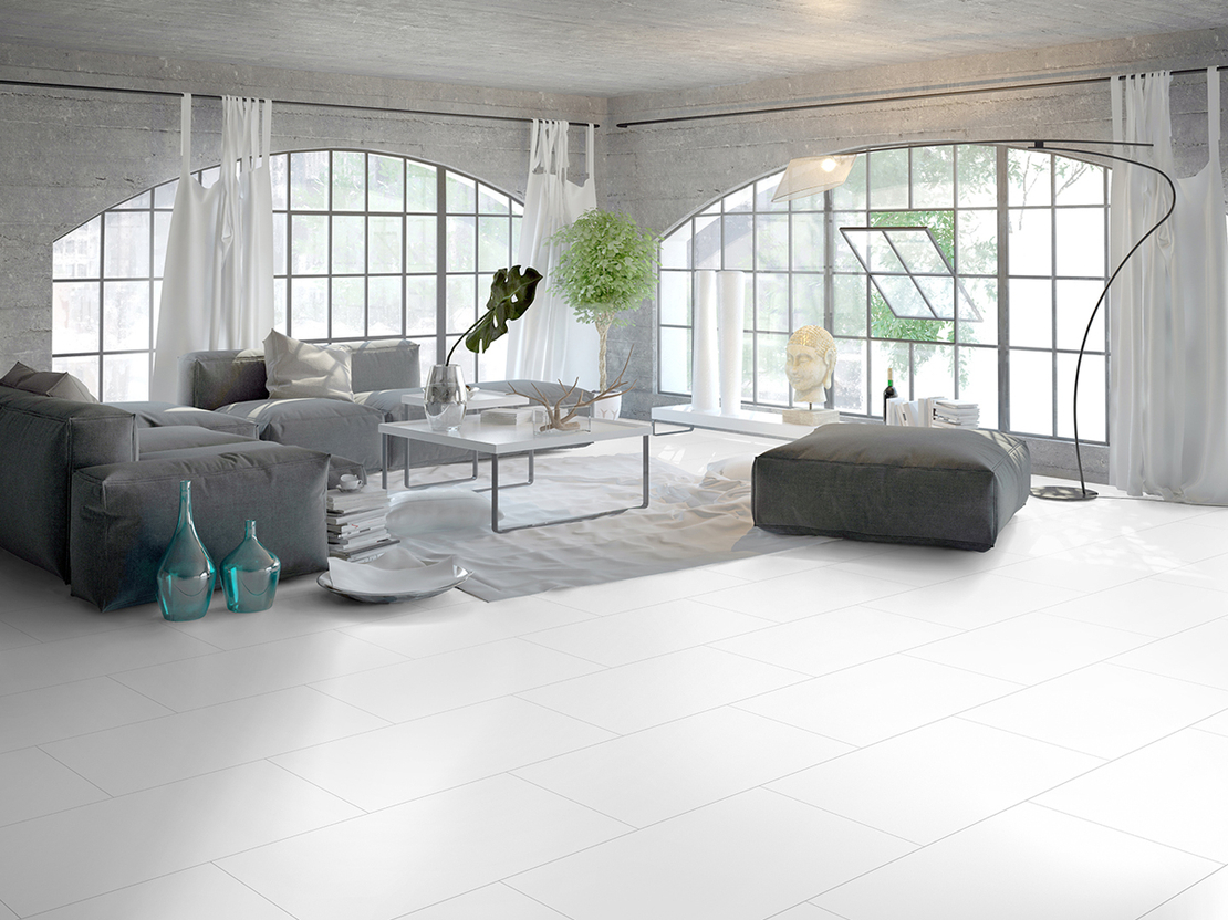 Ceramin Wall Luna Virgin White