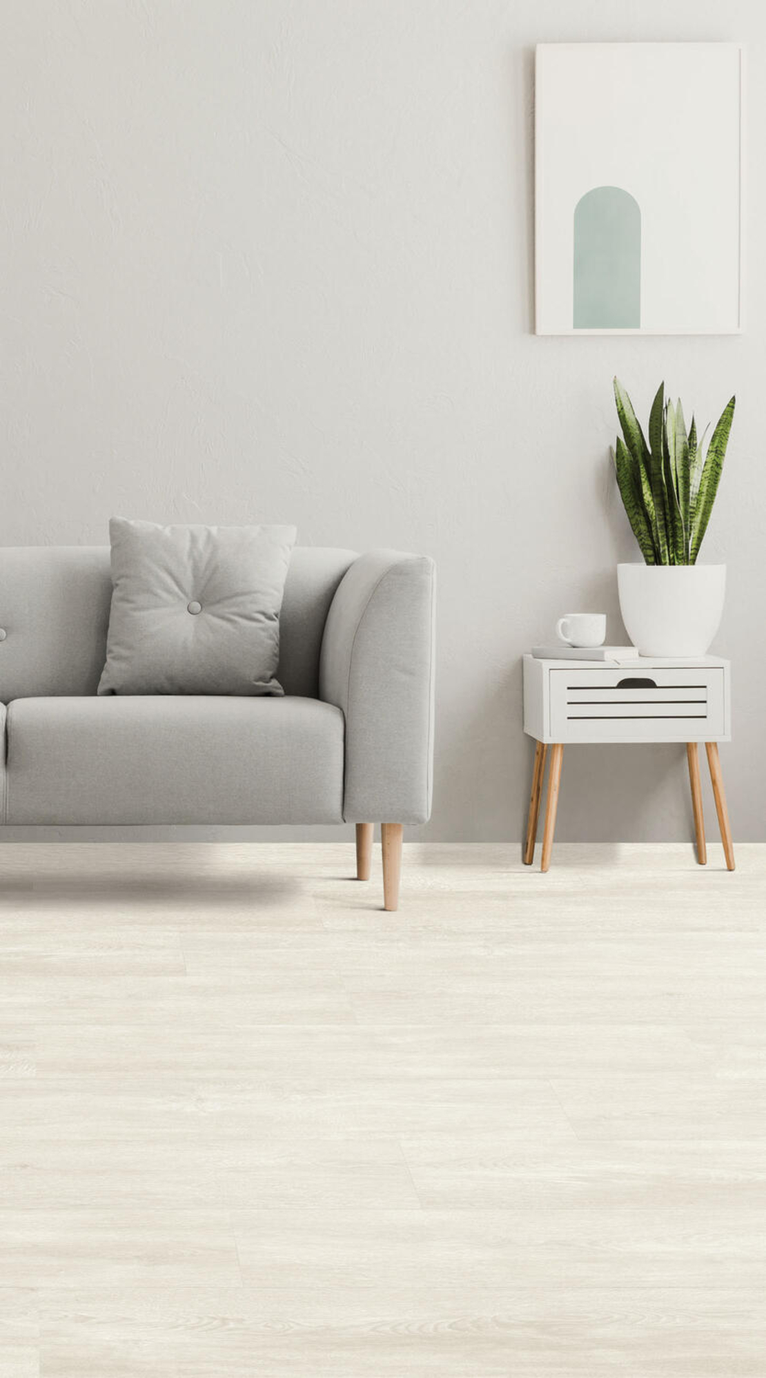 LVT OAK ELEGANT WHITE 2.5мм