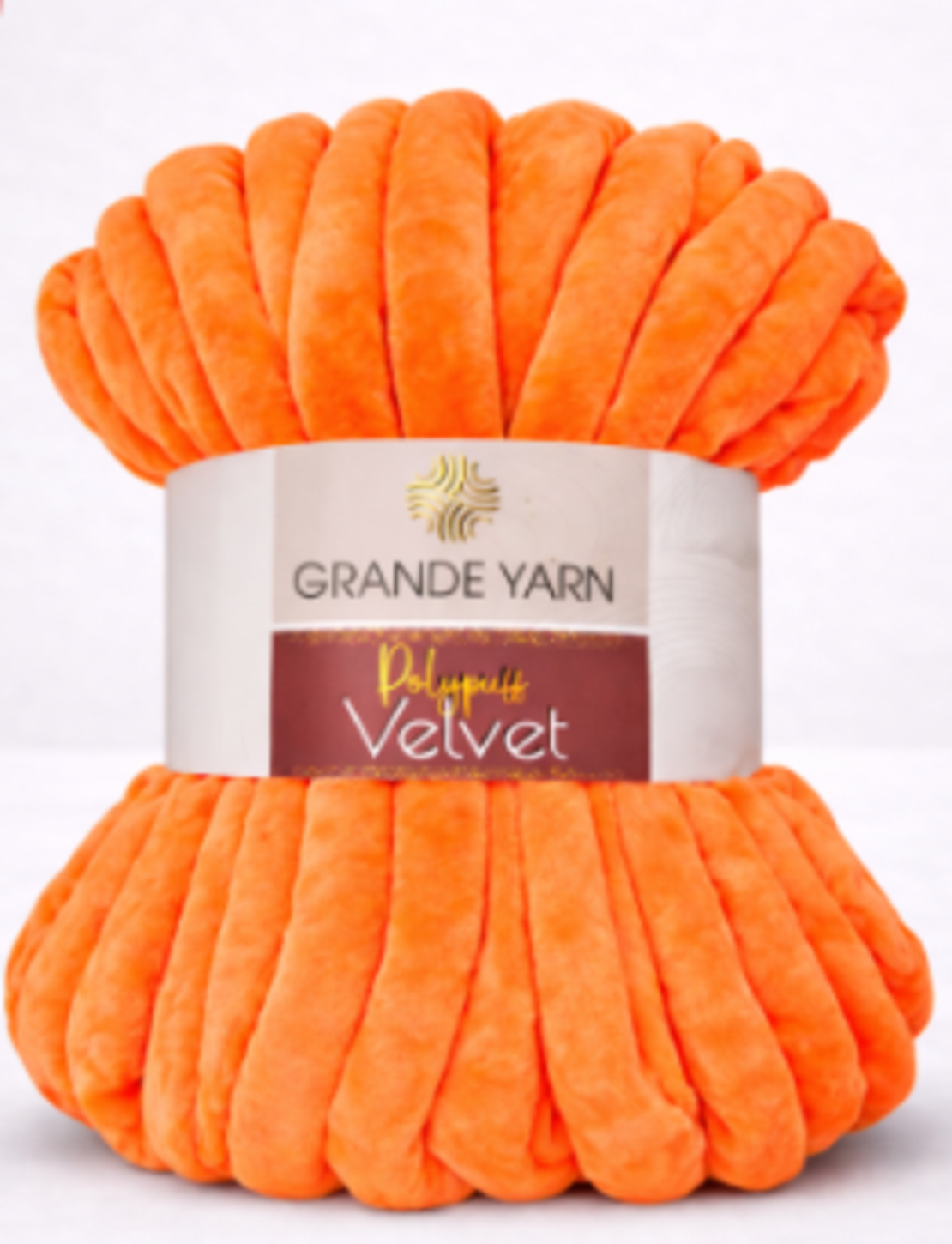 POLYPUFF VELVET/КАДИФЕ-ОРАНЖ