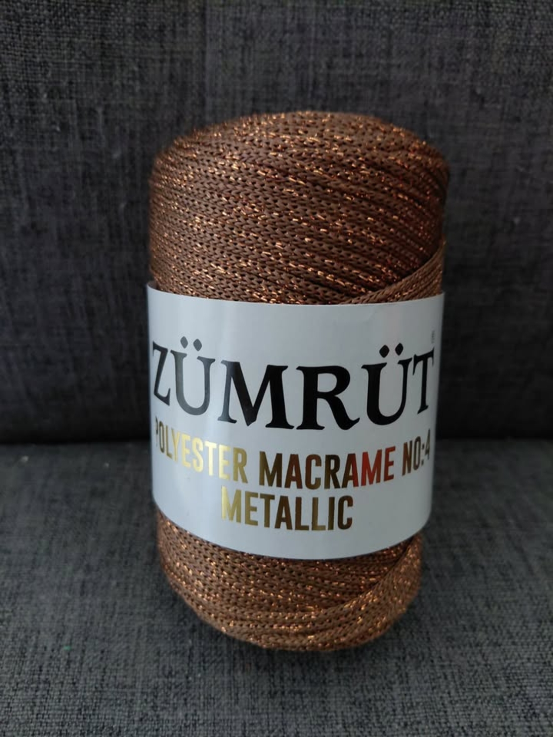 Макраме Зюмрют Металик -4
