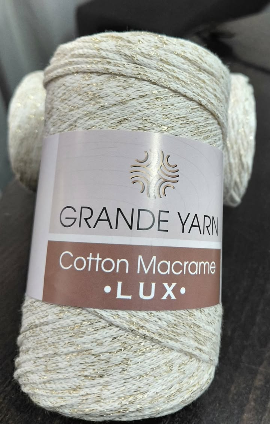 МАКРАМЕ- GRANDE YARN COTTON LUX/124GY