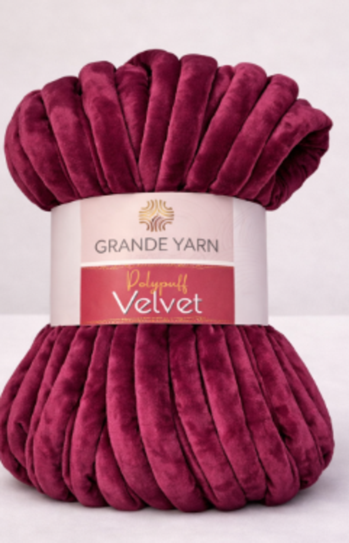 POLYPUFF VELVET/КАДИФЕ -БОРДО