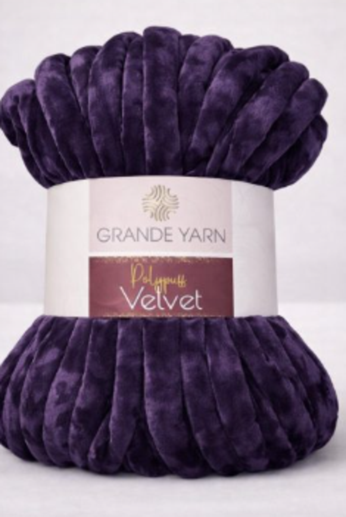 POLYPUFF VELVET/КАДИФЕ-ТЪМНО ЛИЛААВ