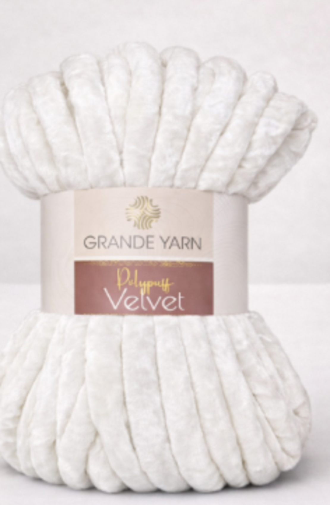 POLYPUFF VELVET/КАДИФЕ-БЯЛО