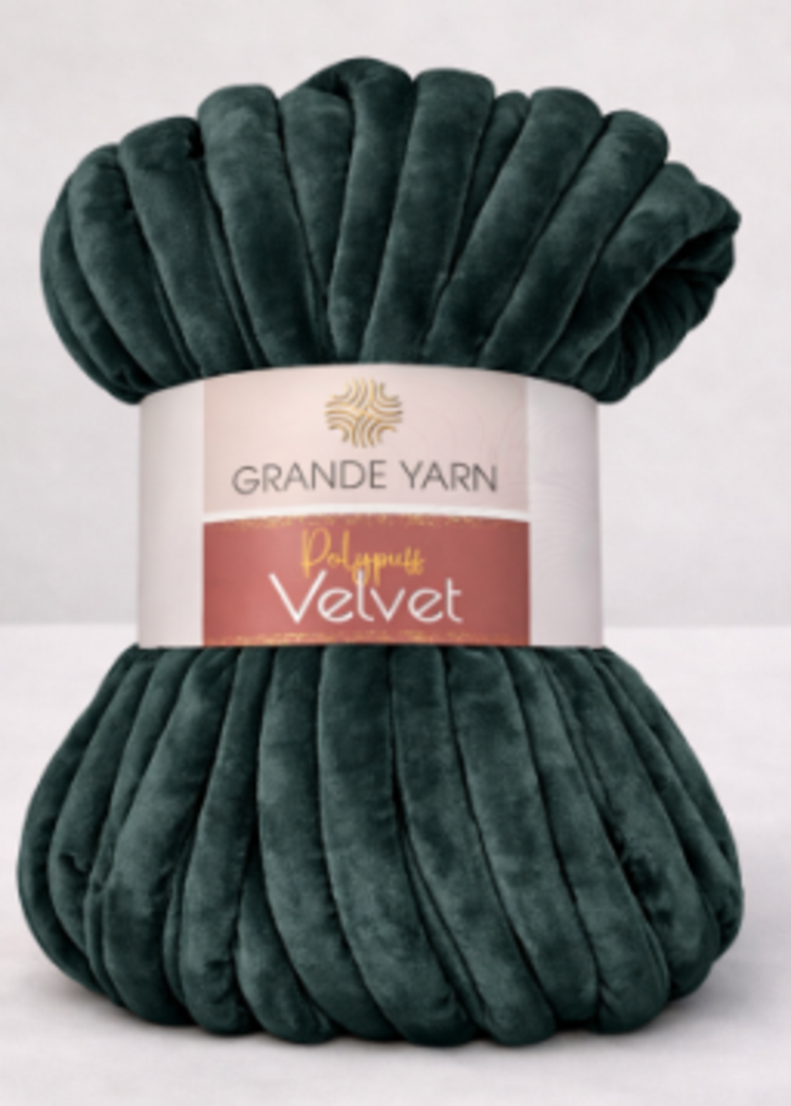 POLYPUFF VELVET/КАДИФЕ-БОРОВОЗЕЛЕН