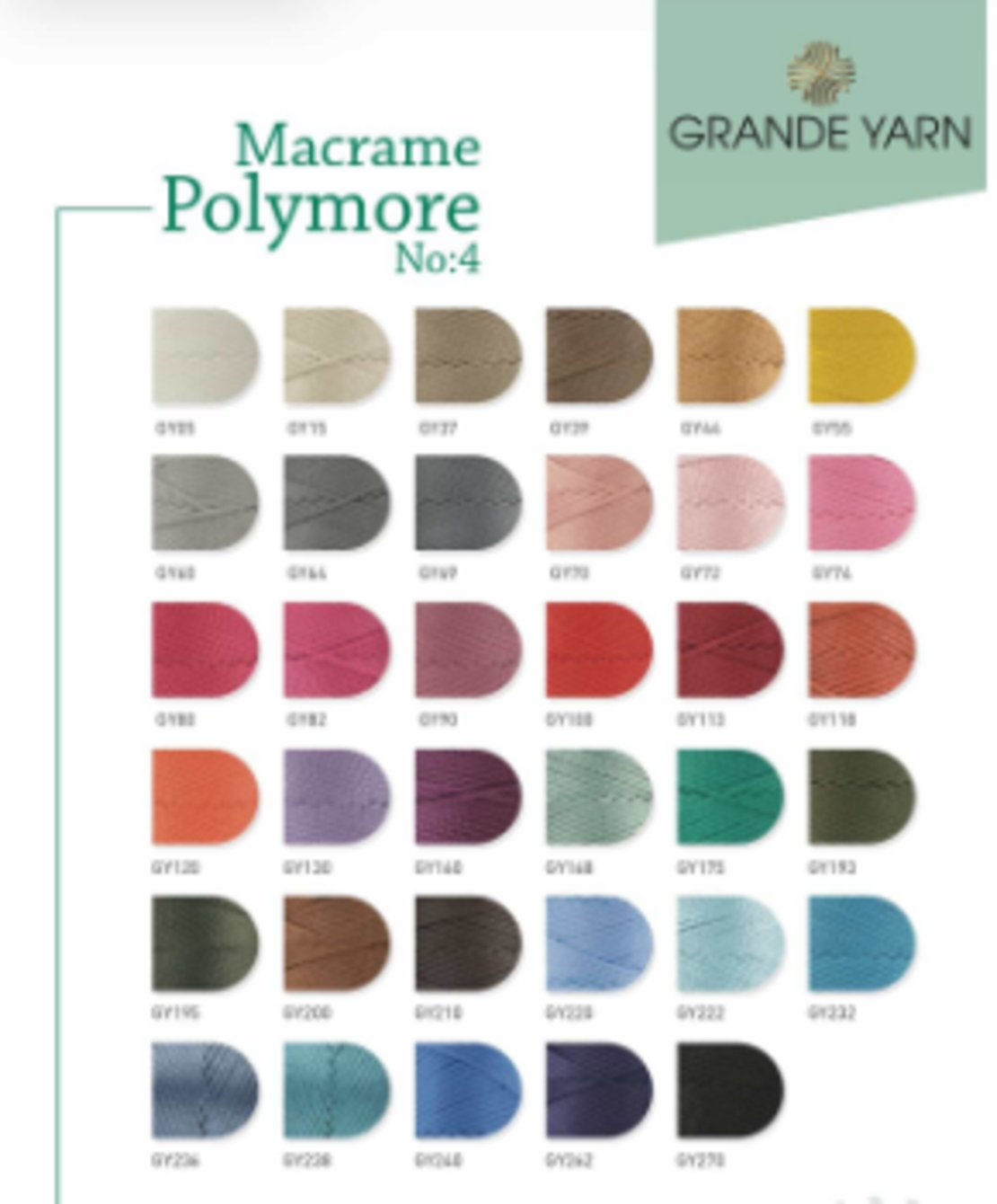 МАКРАМЕ GRANDE YARN 4/195