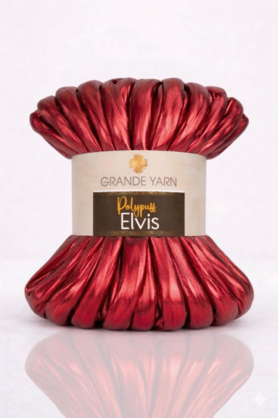 MARSHMALLOW/ELVIS-червен металик