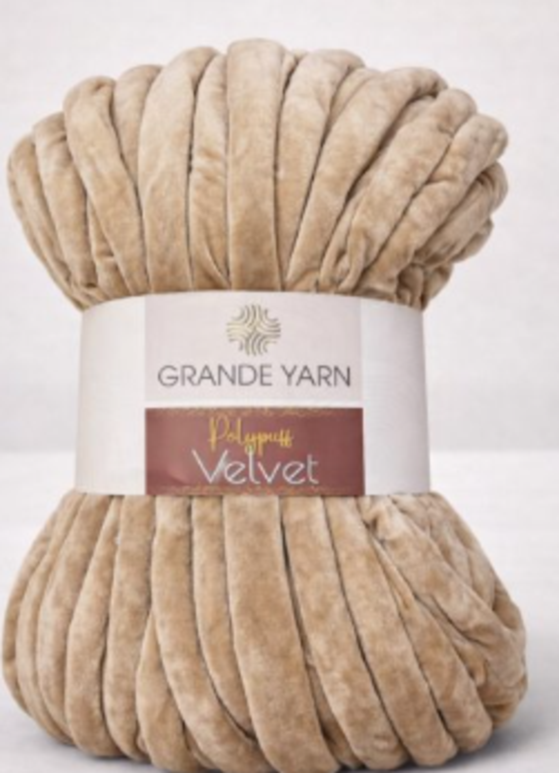 POLYPUFF VELVET/КАДИФЕ-ЗЛАТИСТО БЕЖАВ