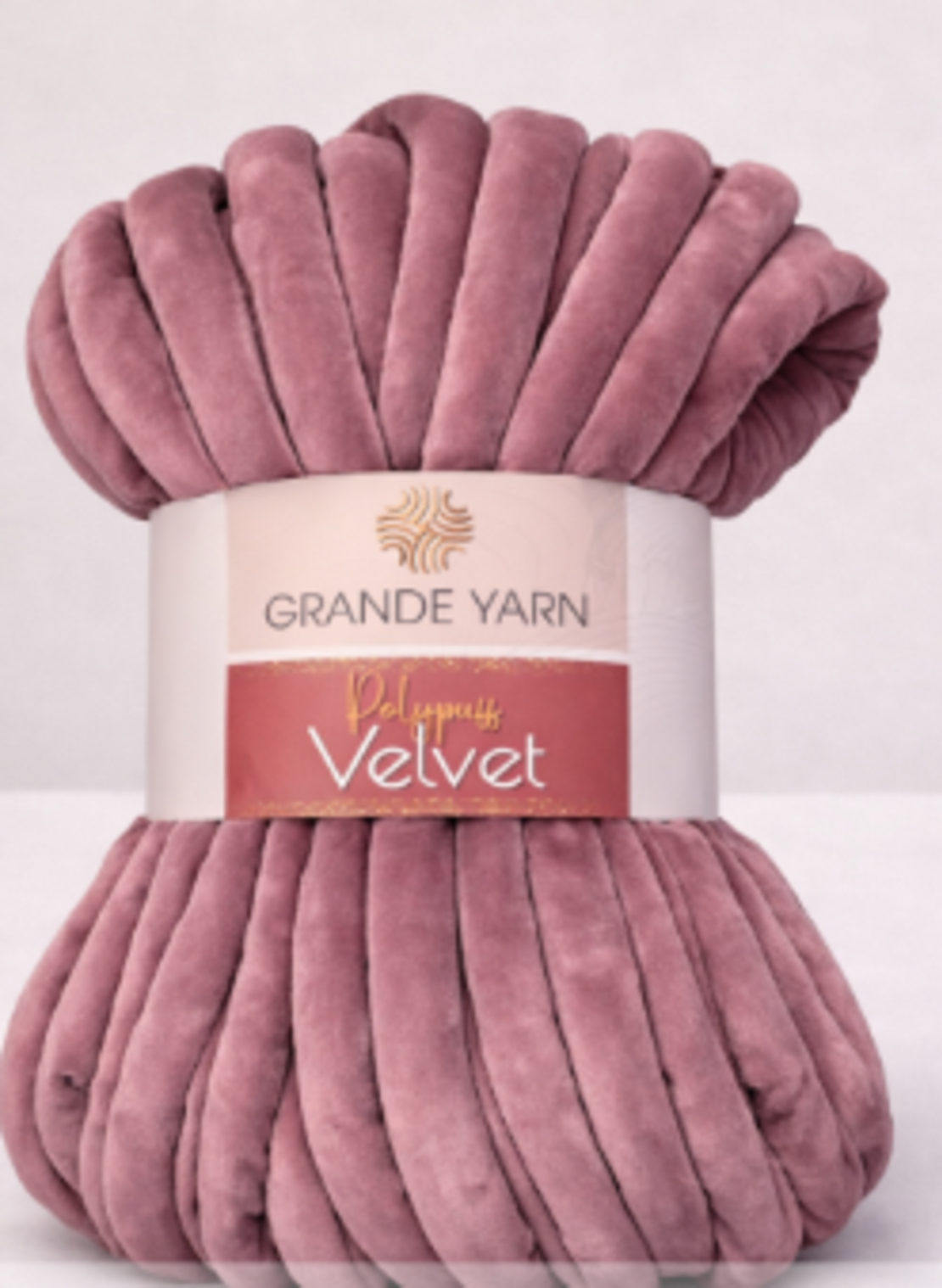 POLYPUFF VELVET/КАДИФЕ-ПЕПЕЛ ОТ РОЗИ