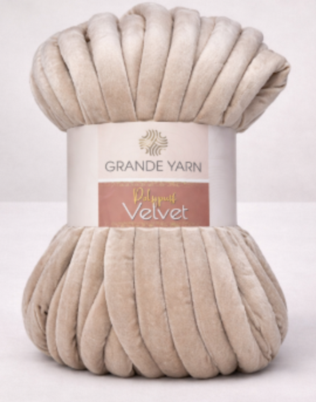 POLYPUFF VELVET/КАДИФЕ-БЕЖОВ