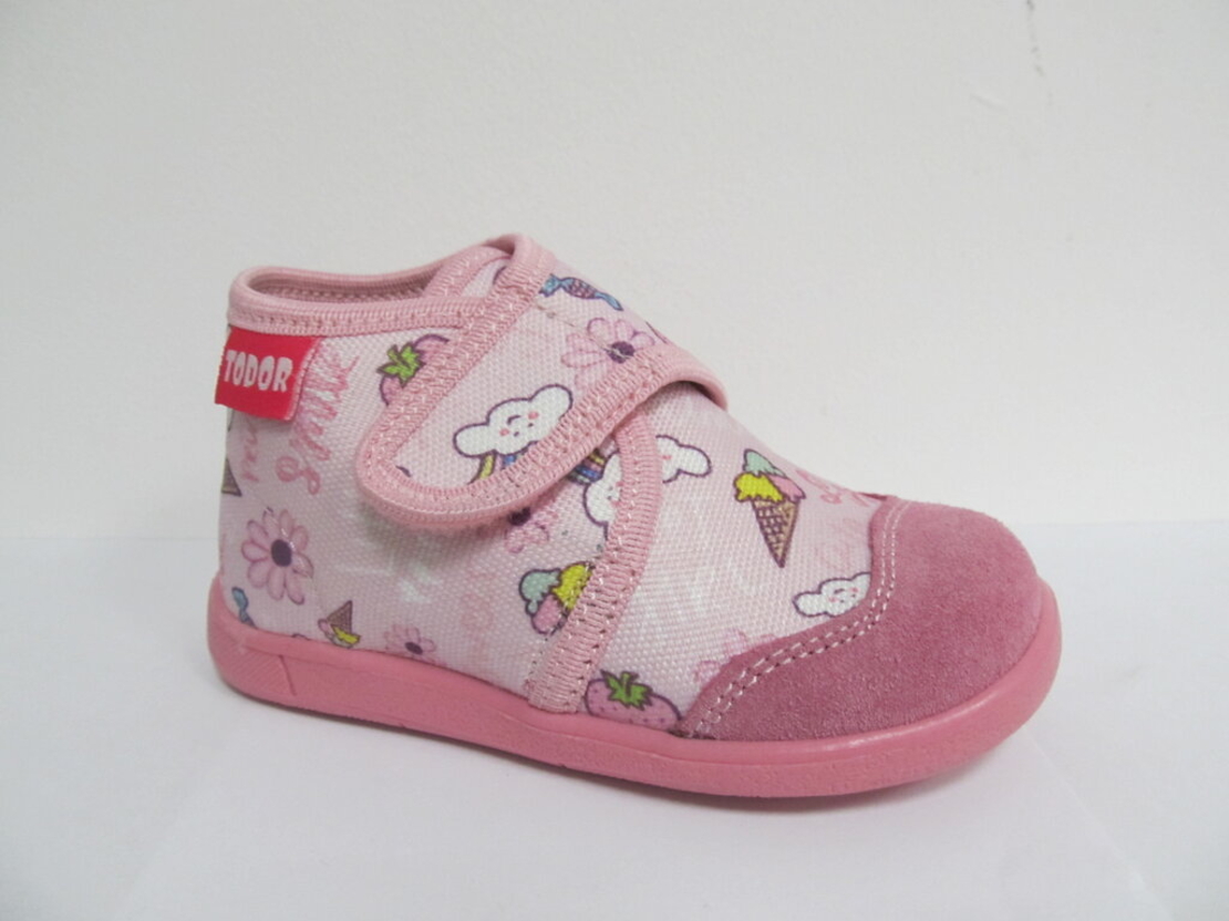 Детски ортопедични пантофи TODOR pink Ice cream
