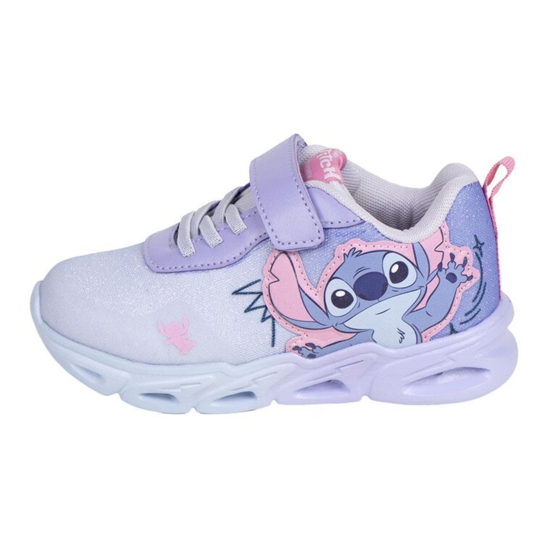 Детски олекотени светещи маратонки Stitch 25/32