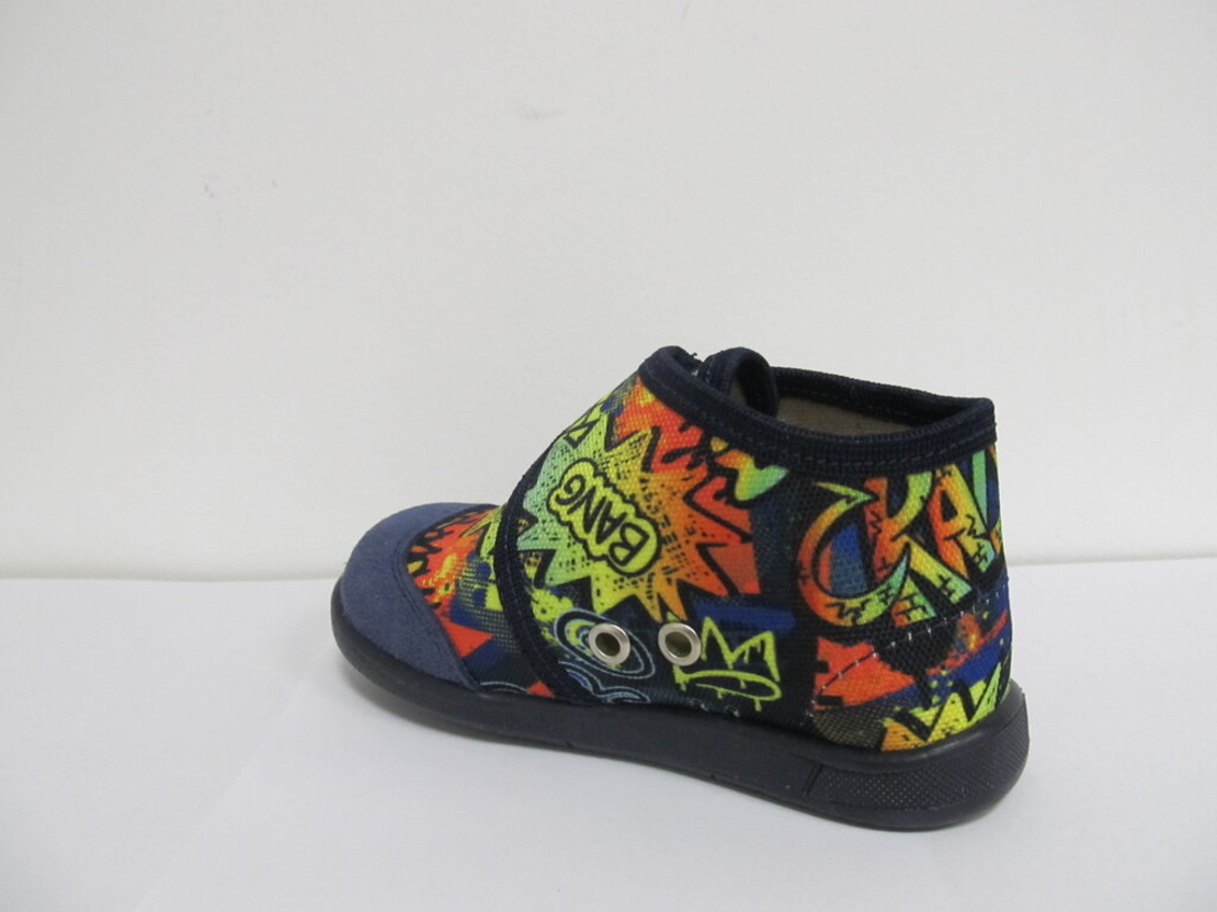 Детски ортопедични пантофи TODOR Blue crazy dino II 21/29