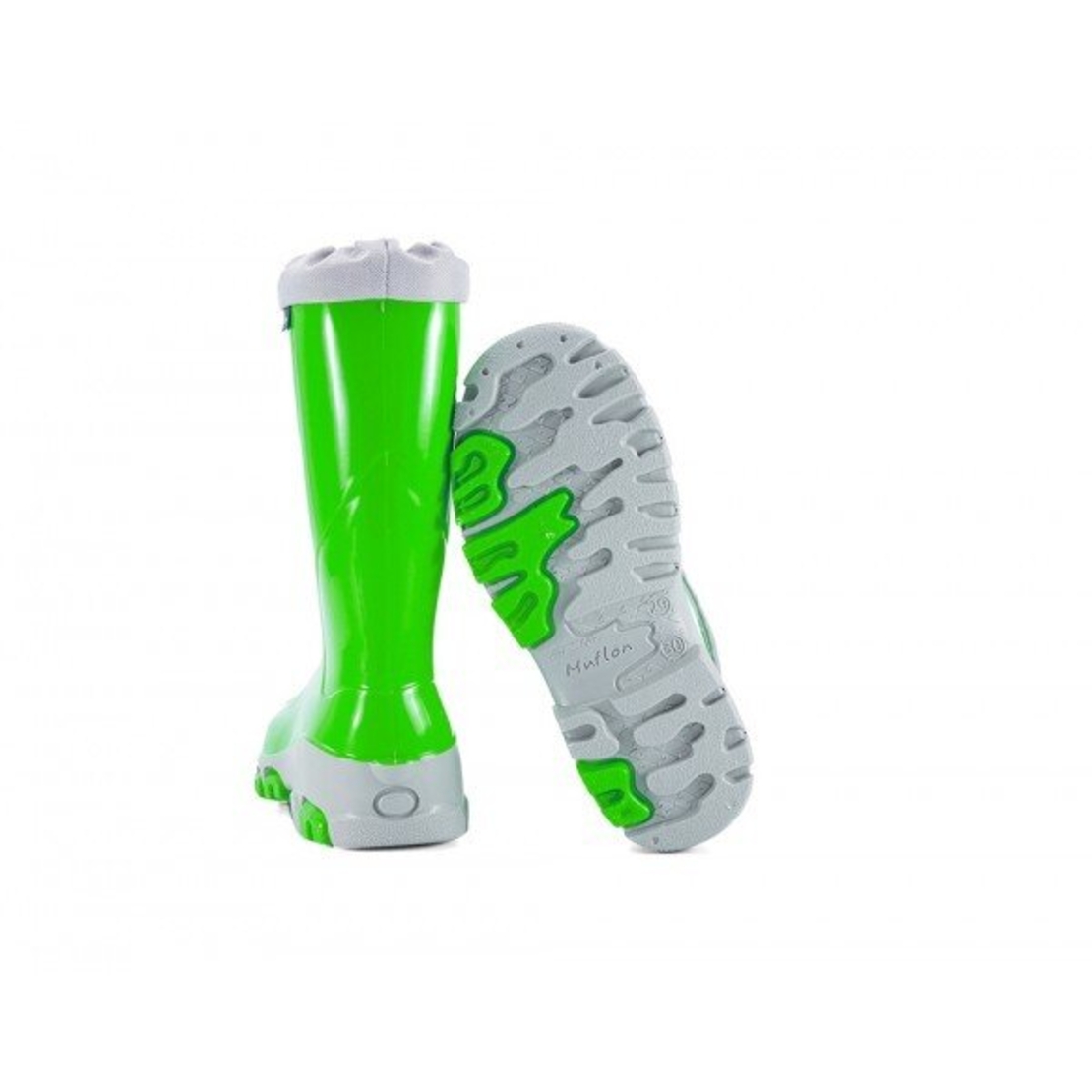 Детски гумени ботуши MUFLON neon green