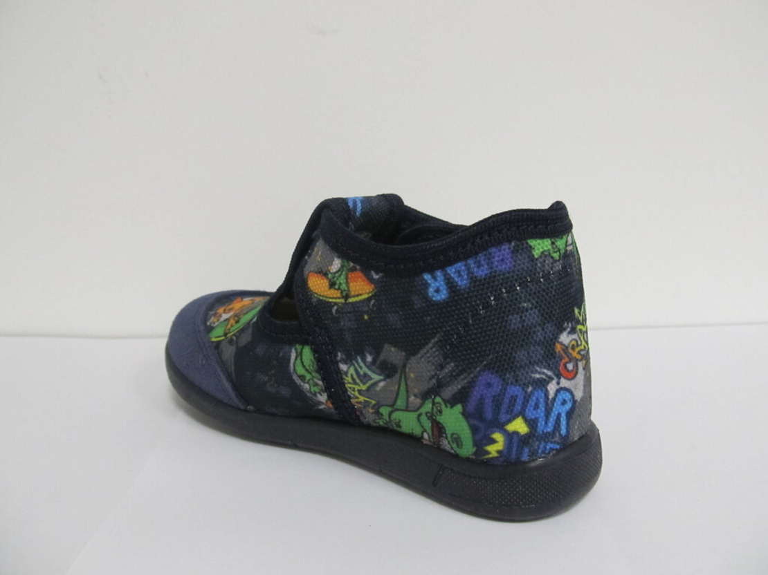 Детски ортопедични пантофи TODOR Blue crazy dino 21/29