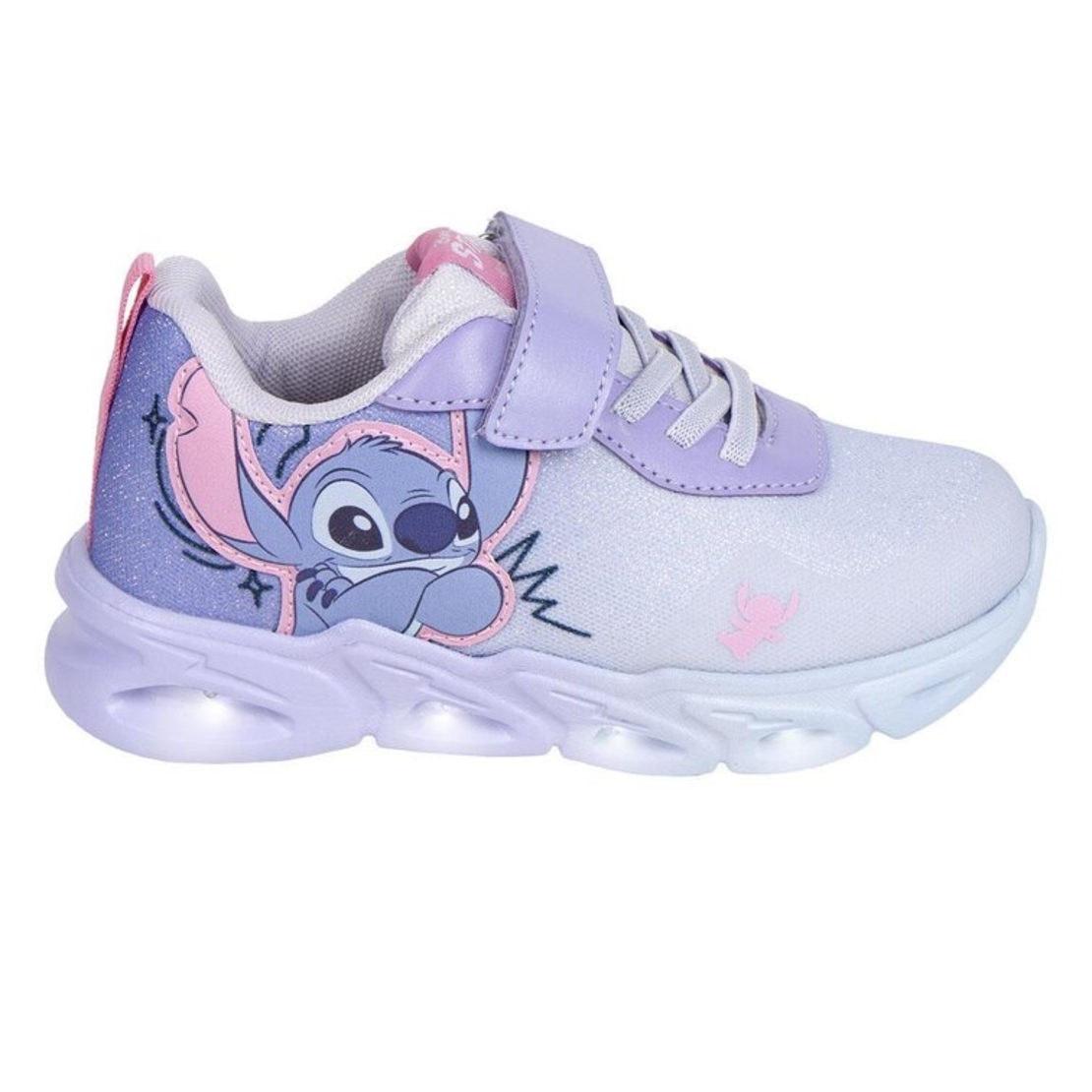 Детски олекотени светещи маратонки Stitch 25/32