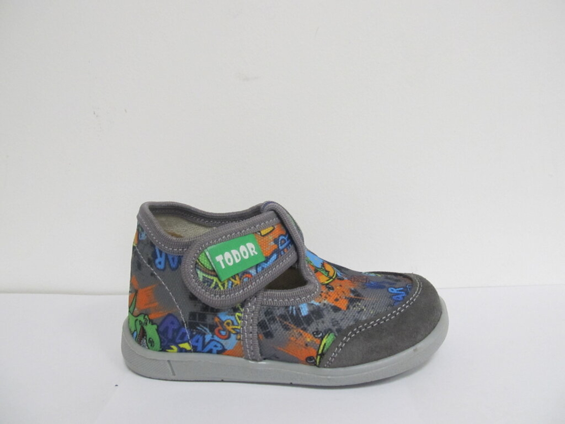 Детски ортопедични пантофи TODOR Crazy dino 21/30