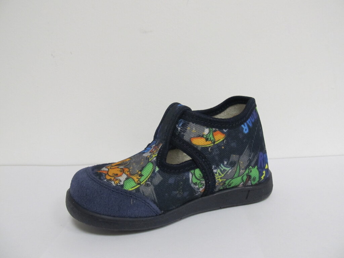 Детски ортопедични пантофи TODOR Blue crazy dino 21/29