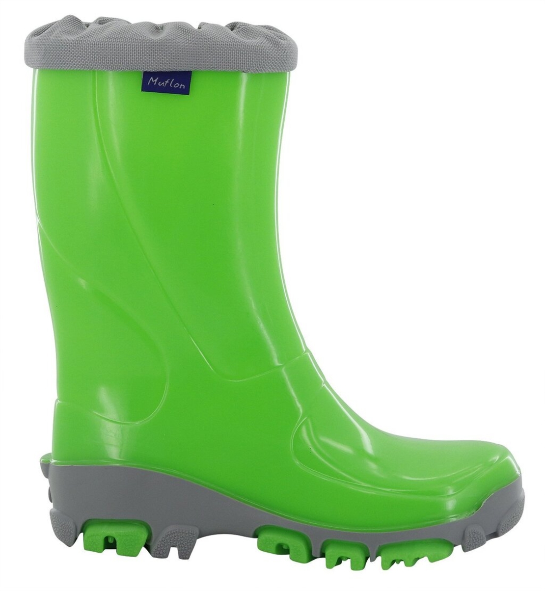 Детски гумени ботуши MUFLON neon green