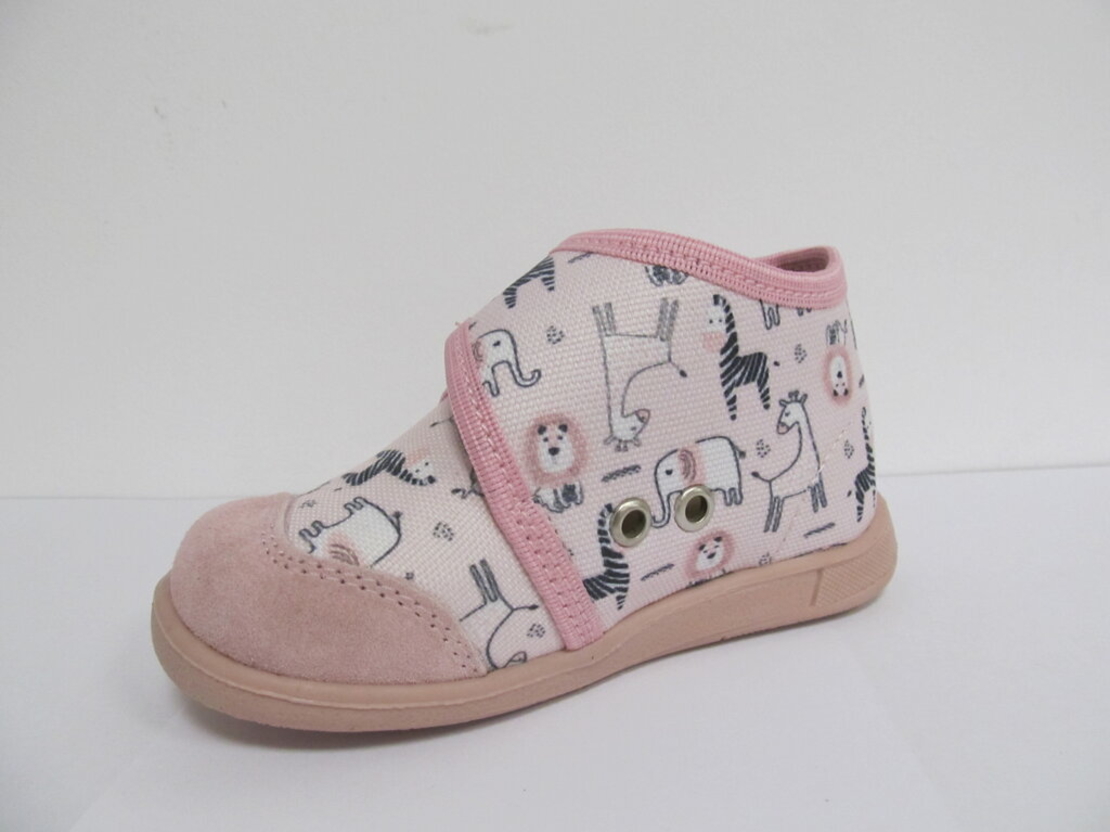 Детски ортопедични пантофи TODOR Pink cuttie animals