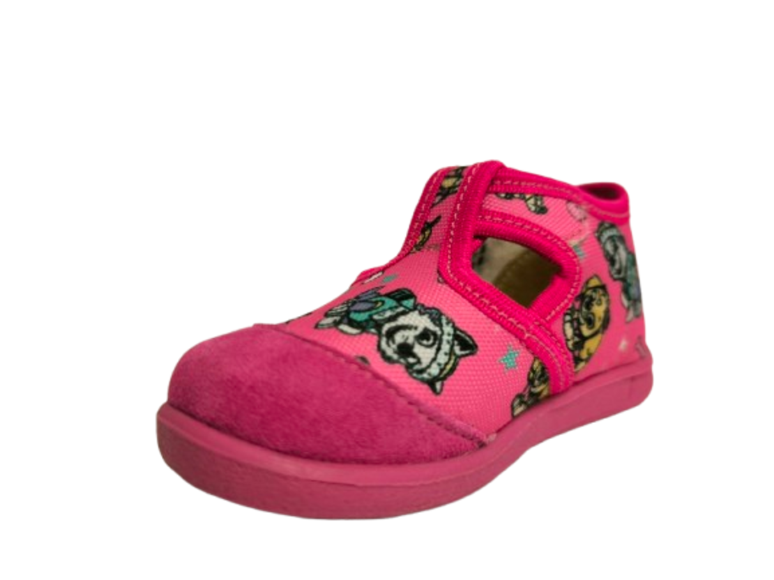 Детски ортопедични пантофи TODOR Dark pink Paw