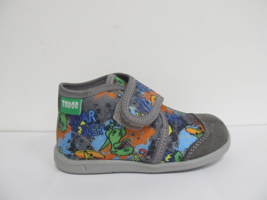 Детски ортопедични пантофи TODOR Crazy dino 3