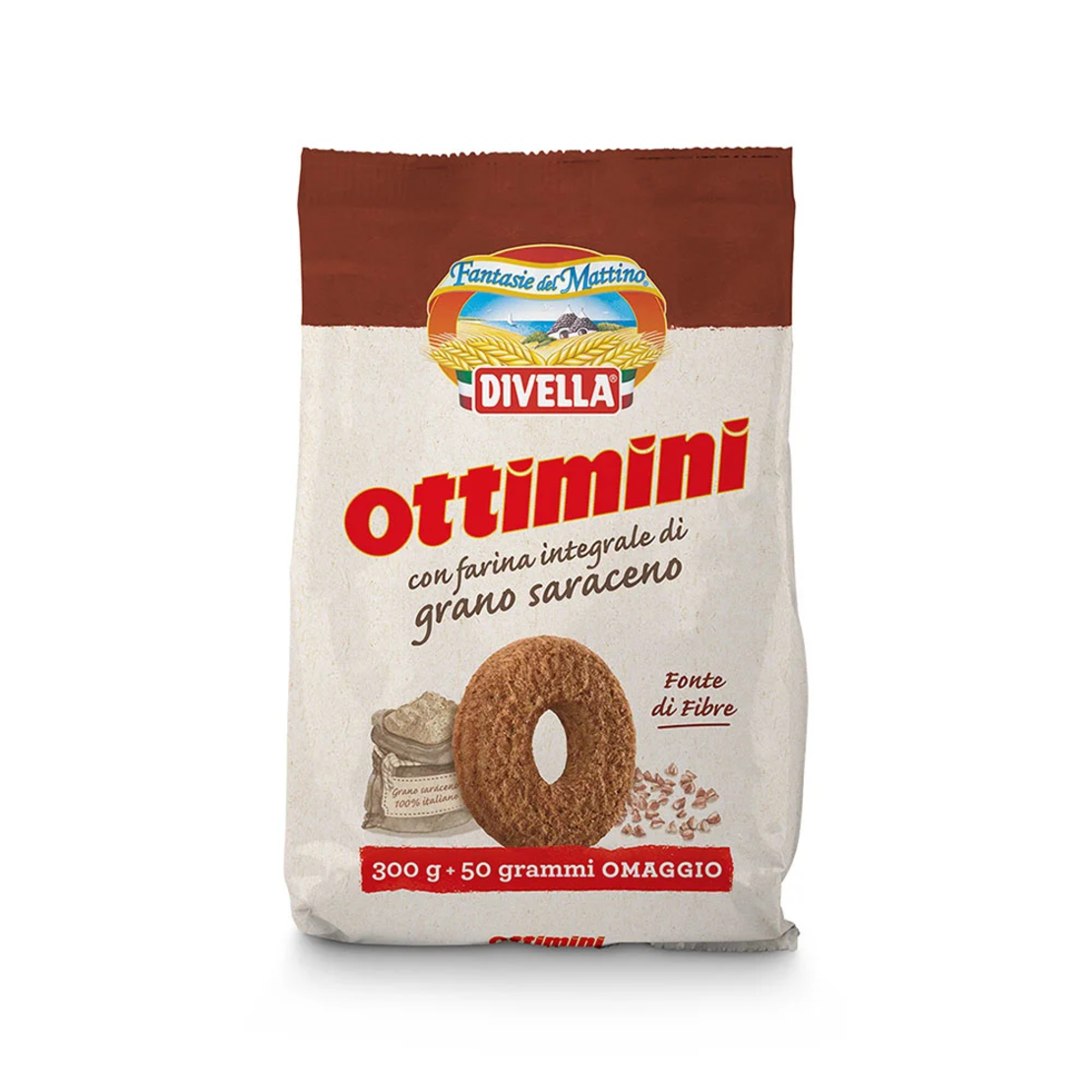 Бисквити Ottimini al Grano Saraceno 400гр.