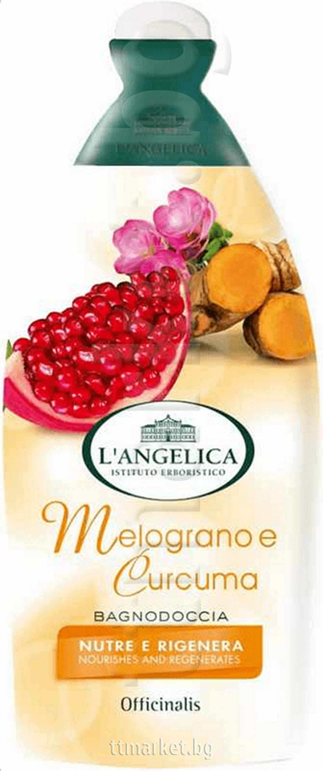ДУШ ГЕЛ ANGELICA НАР И КУРКУМА 450 МЛ