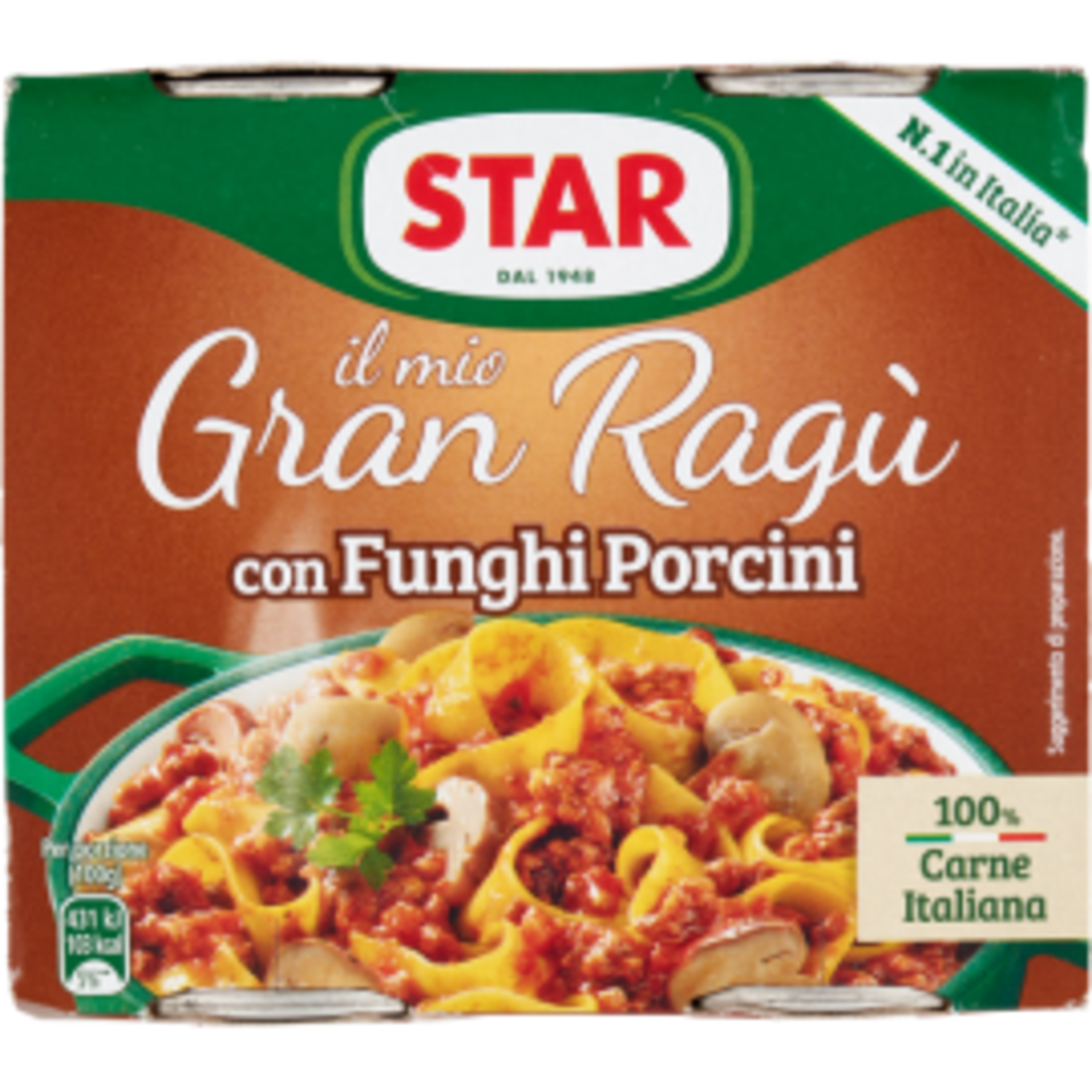 STAR ГРАН РАГУ ГЪБИ 2 Х 180 ГР.