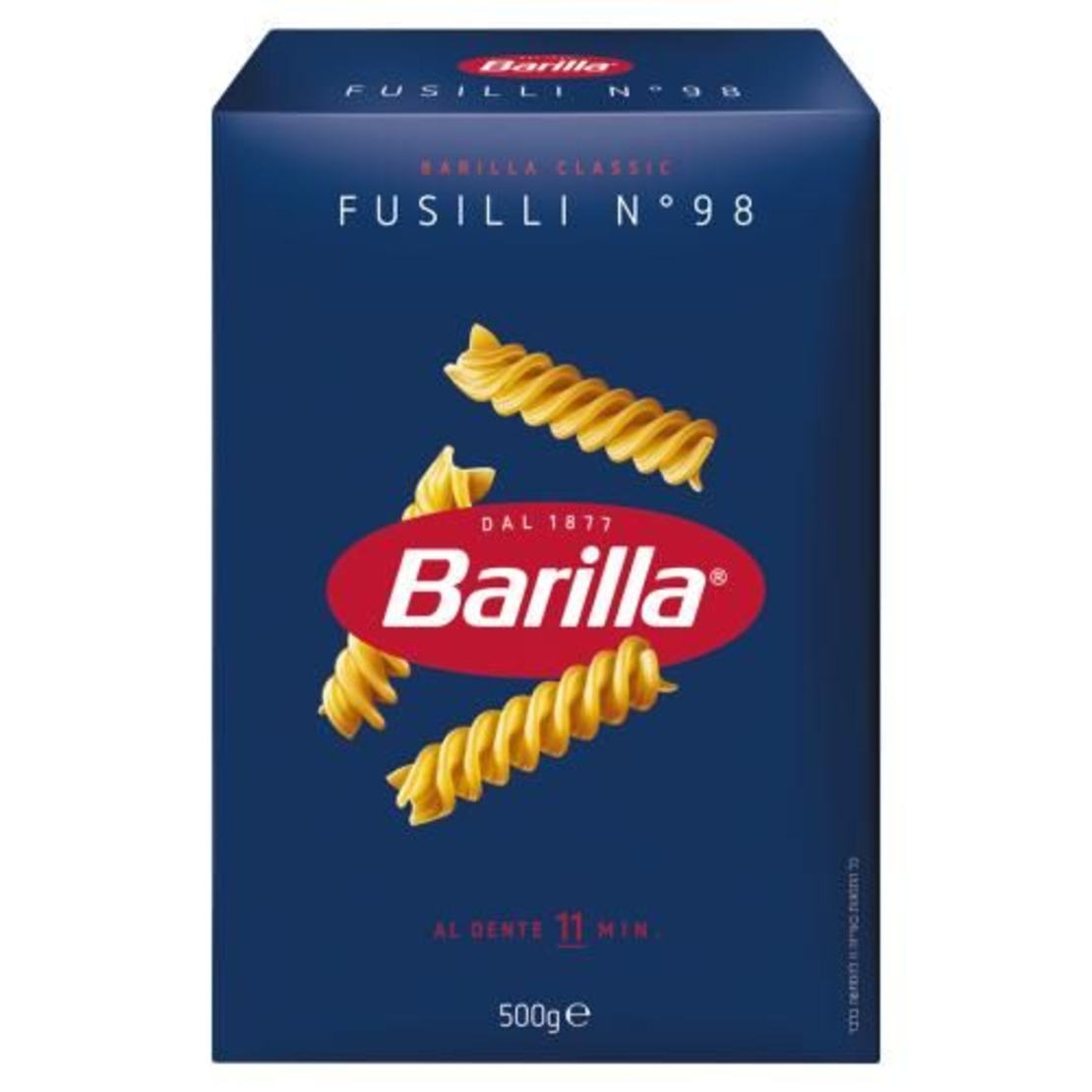 ПАСТА БАРИЛА ФУСИЛИ 500 ГР