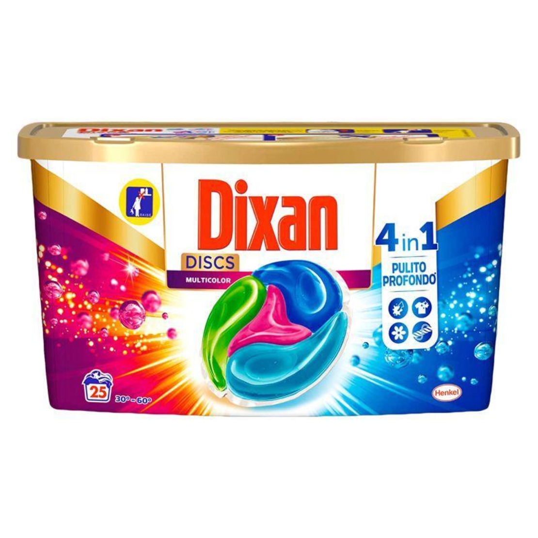 КАПСУЛИ ЗА ПРАНЕ DIXAN DISCS COLOR 21 БР.