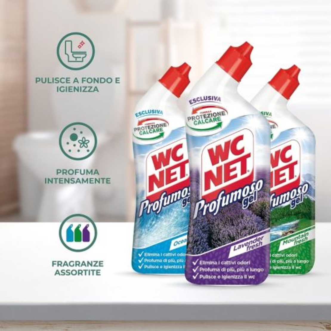 WC ГЕЛ WC NET МИКС 700 МЛ.