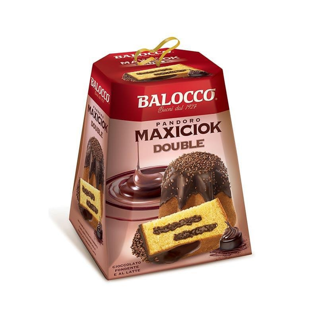 Коледен сладкиш Balocco Pandoro MAXICIOK Double 800 гр