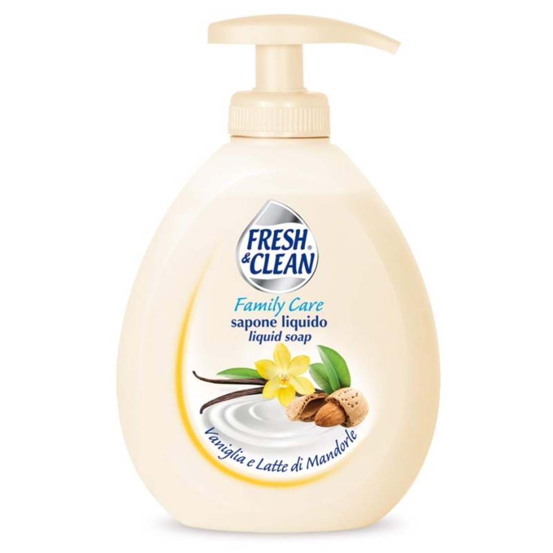 ТЕЧЕН САПУН FRESH CLEAN ВАНИЛИЯ И БАДЕМ 300 МЛ.