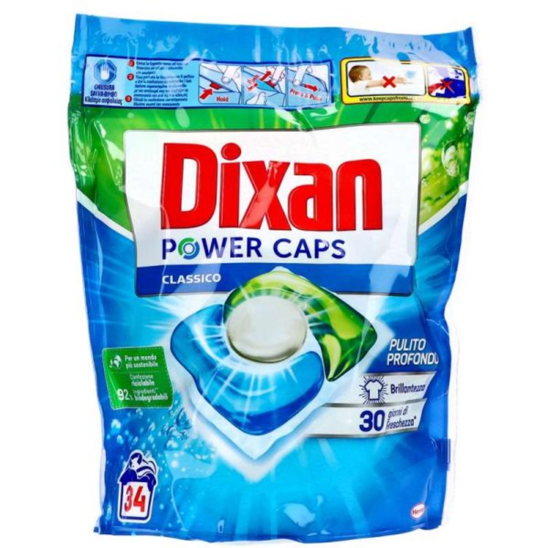 КАПСУЛИ ЗА ПРАНЕ DIXAN CLASSICO 34 БР.