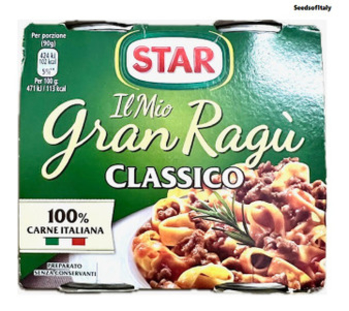 STAR ГРАН РАГУ КЛАСИКО 2 Х 180 ГР.