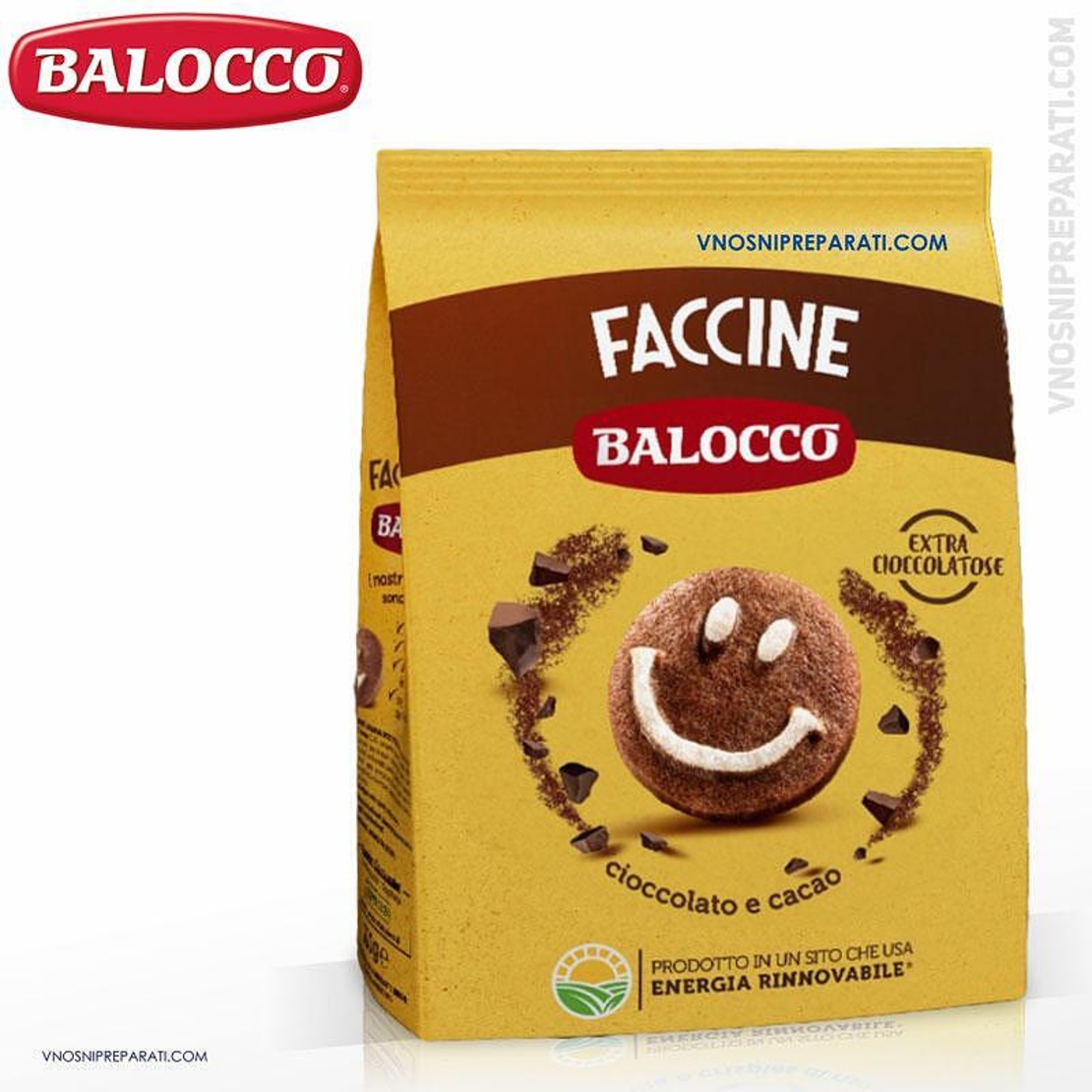 Balocco Faccine шоколадови бисквити 700 гр
